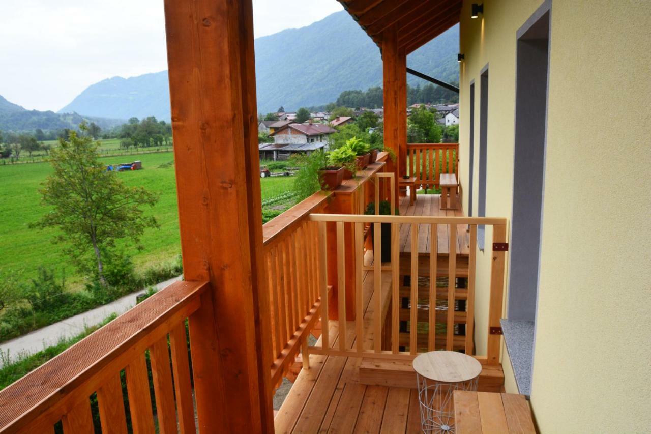 Apartamento Hisasmihelka Kobarid Exterior foto